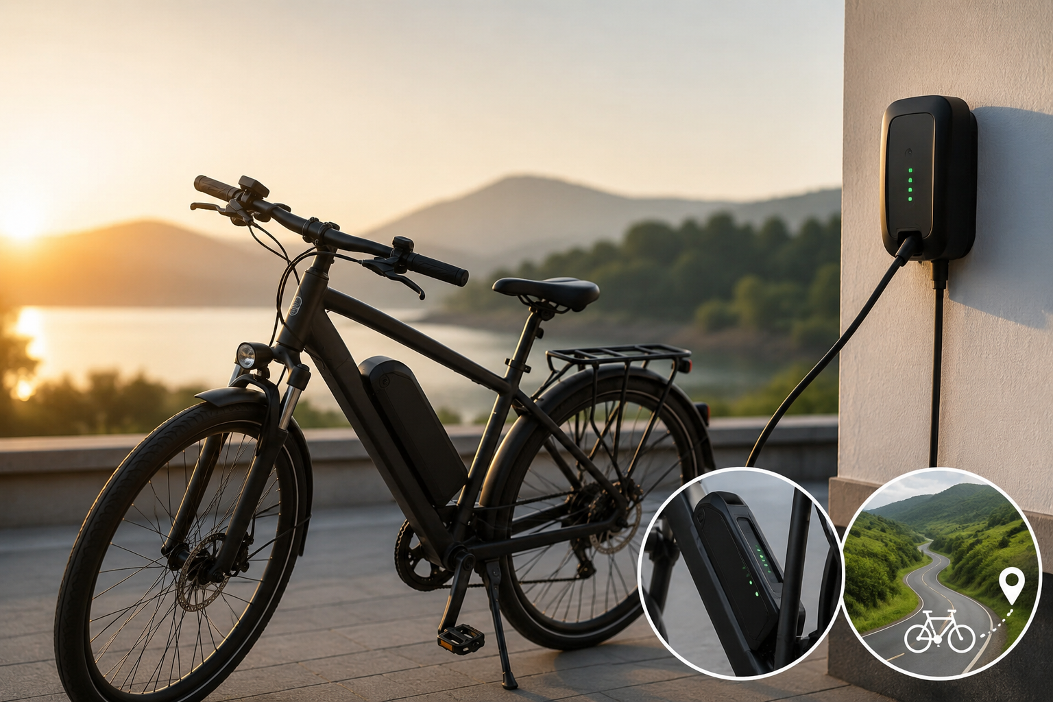 How far can an electric bike travel on a single charge?